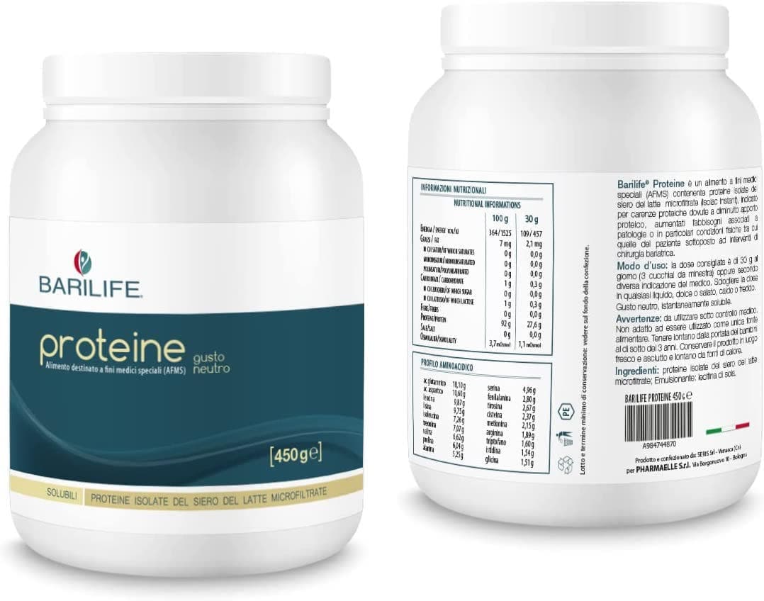 Barilife Proteína – 450 g en polvo