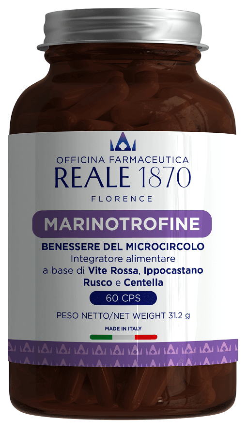 Hoja de vid roja + Vitamina C – 60 cápsulas | Reale 1870 Marinotrofine