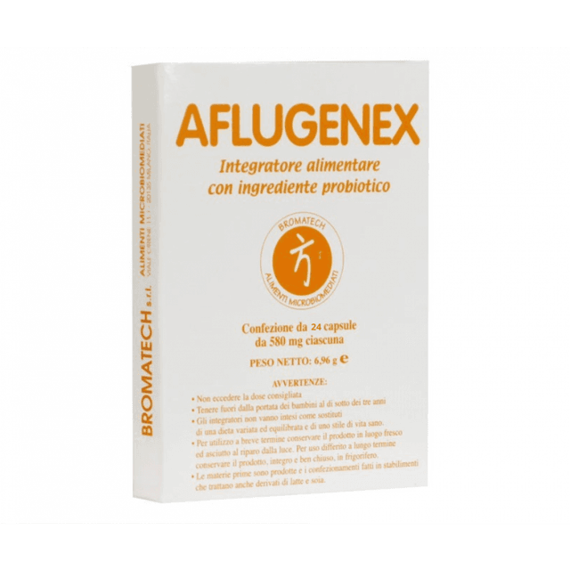 Beta-glucano 250 mg + Vitamina C – 24 cápsulas | Aflugenex