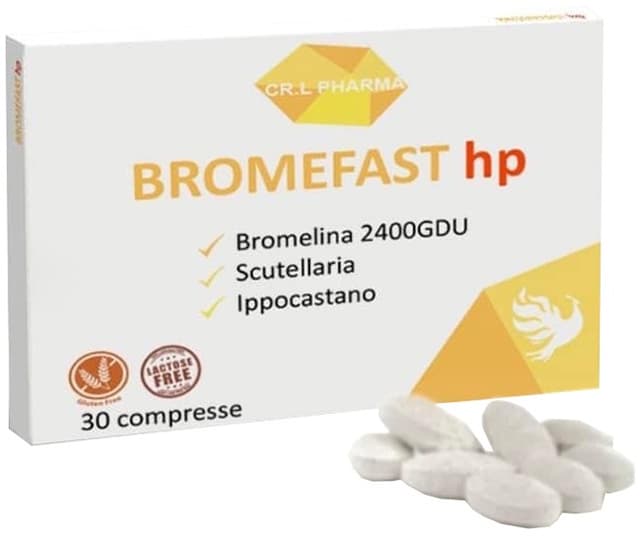 Bromefast HP – comprimidos con bromelaína y castaño de Indias