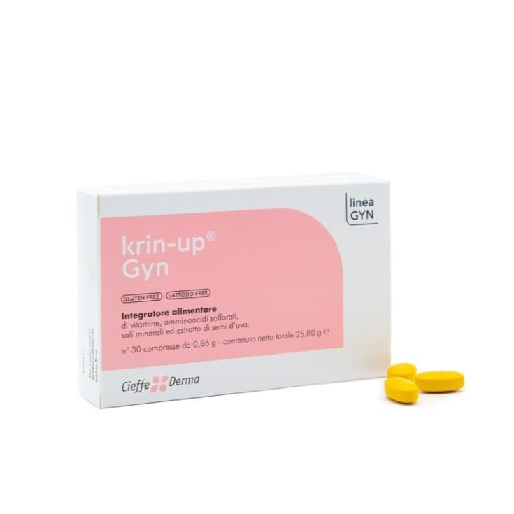 L-Metionina + Extracto de semilla de uva – 30 comprimidos | Krin Up Gyn