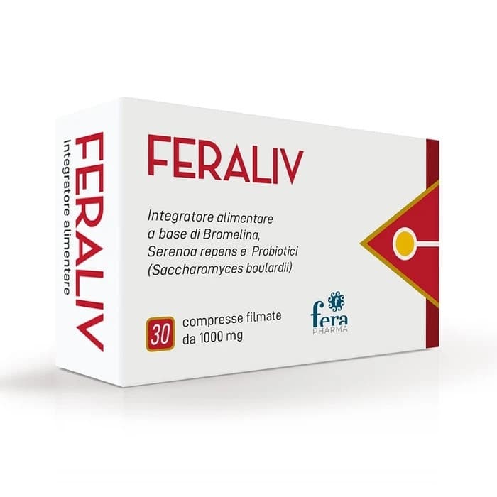 Palma de sierra + Bromelina + Probióticos – 30 comprimidos | Feraliv