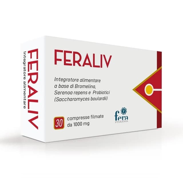 Palma de sierra + Bromelina + Probióticos – 30 comprimidos | Feraliv