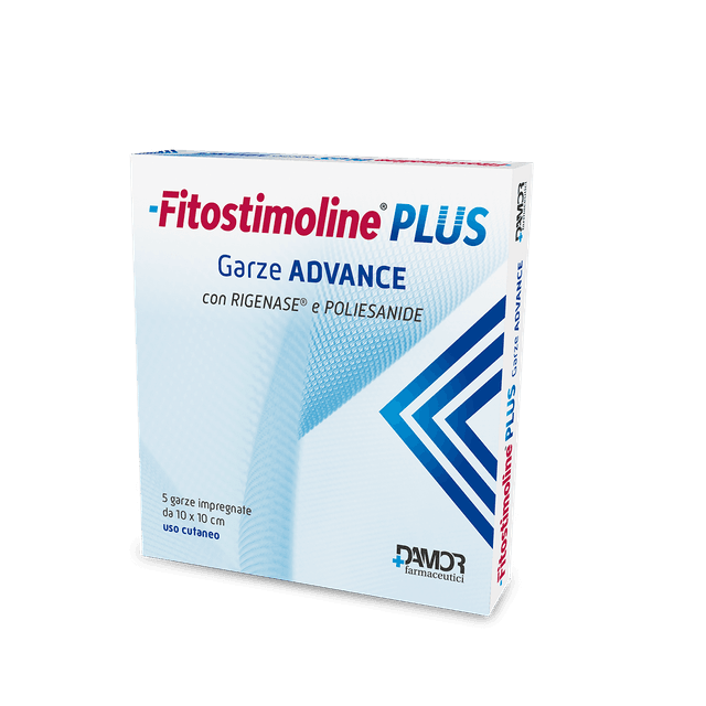 Fitostimoline Plus – 5 compresas de gasa