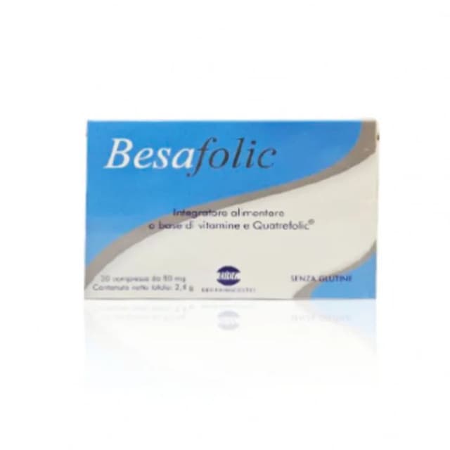 Ácido fólico – 30 comprimidos | Besafolic