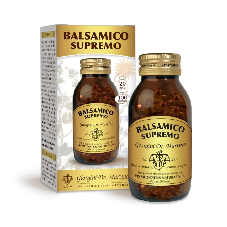 Balsamico Supremo – 100 cápsulas blandas (83 g) | Dr. Giorgini