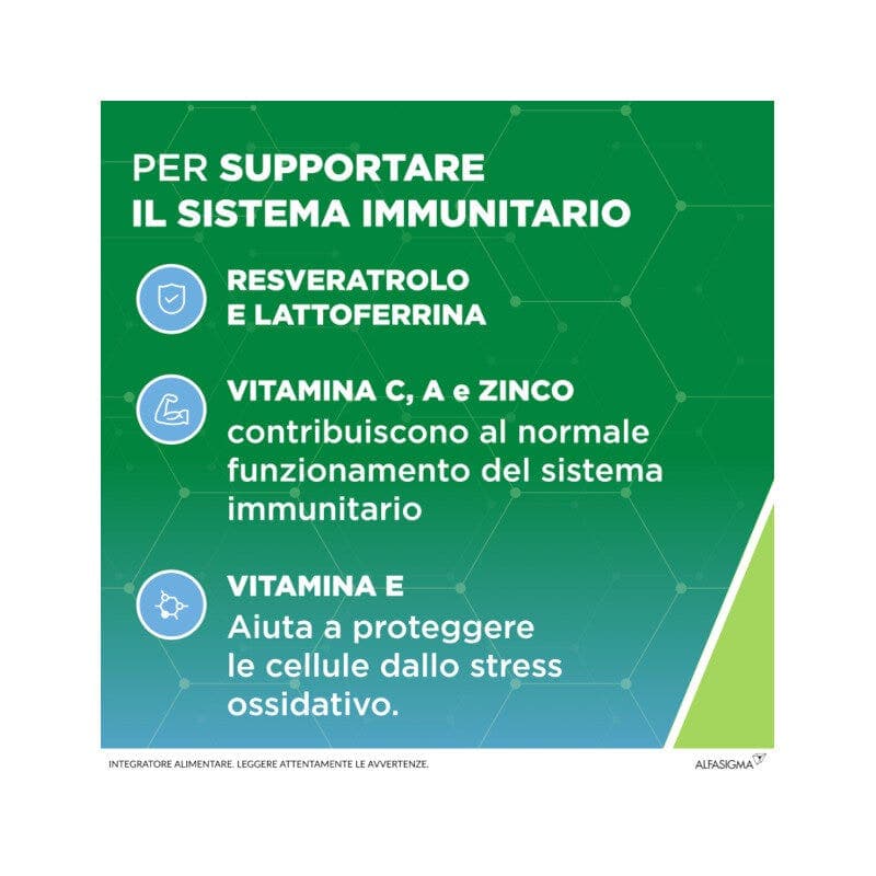 Resveratrol 20 mg + Lactoferrina – 12 comprimidos efervescentes | Resvis Forte XR