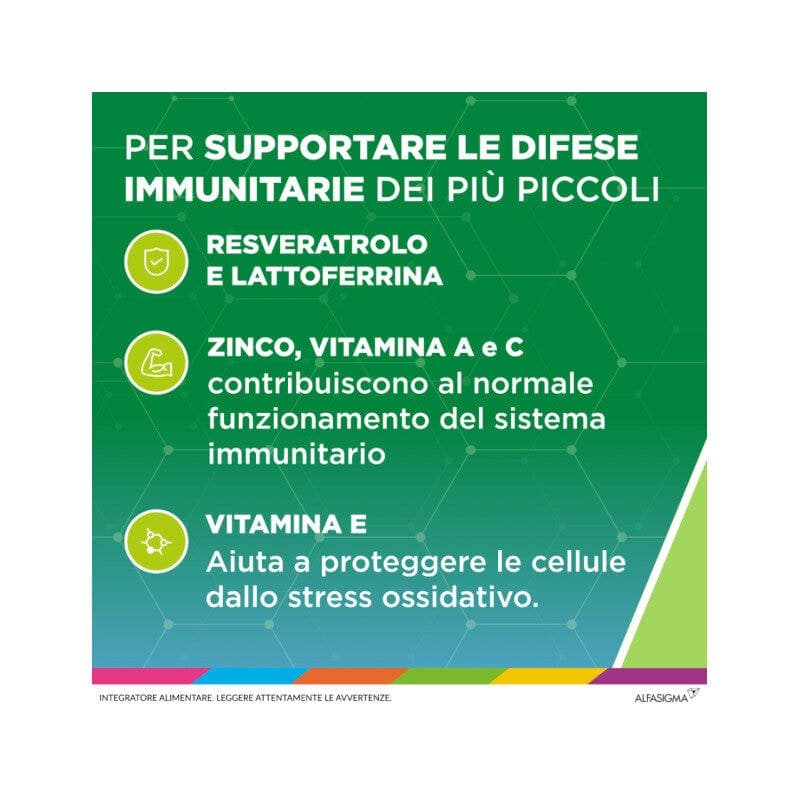 Resveratrol 2,5 mg + Lactoferrina – 12 sobres | Resvis Junior XR