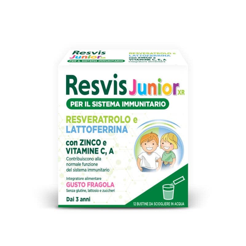 Resveratrol 2,5 mg + Lactoferrina – 12 sobres | Resvis Junior XR