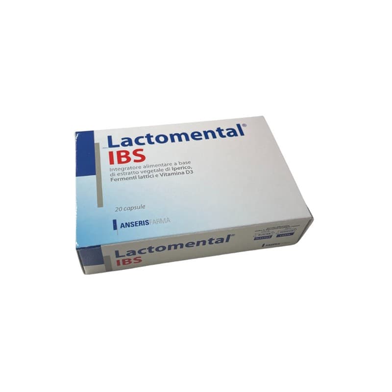 Lactomental IBS – Probióticos con bacterias lácticas – 20 cápsulas