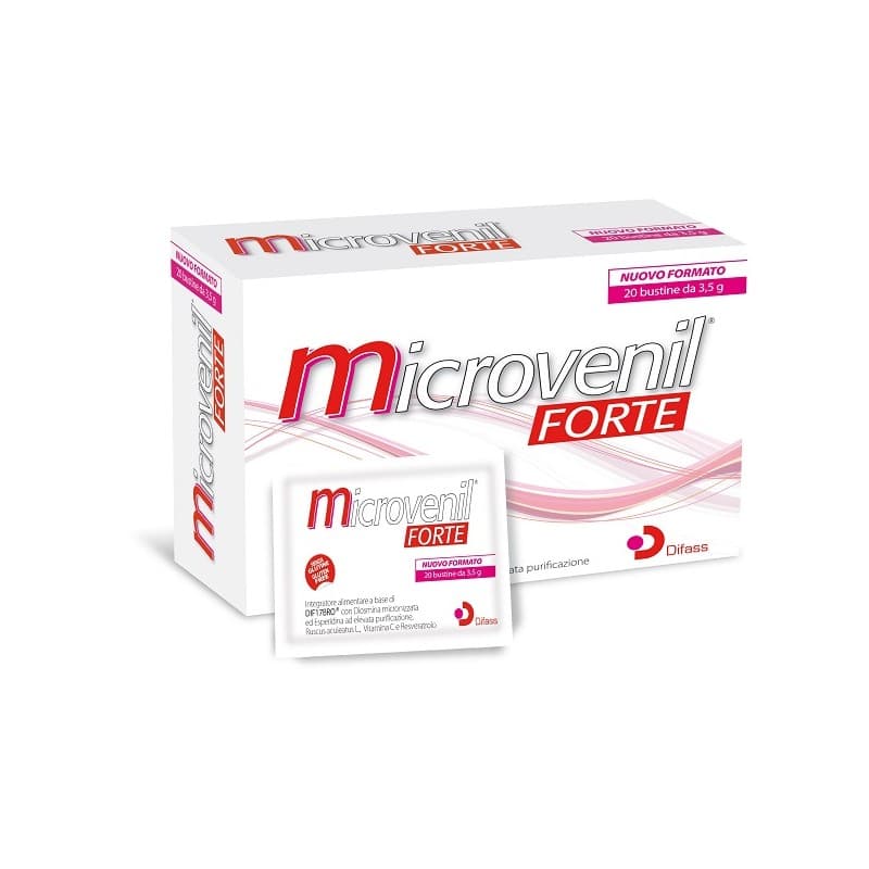 Diosmina 450 mg + Hesperidina – 20 sobres | Microvenil Forte