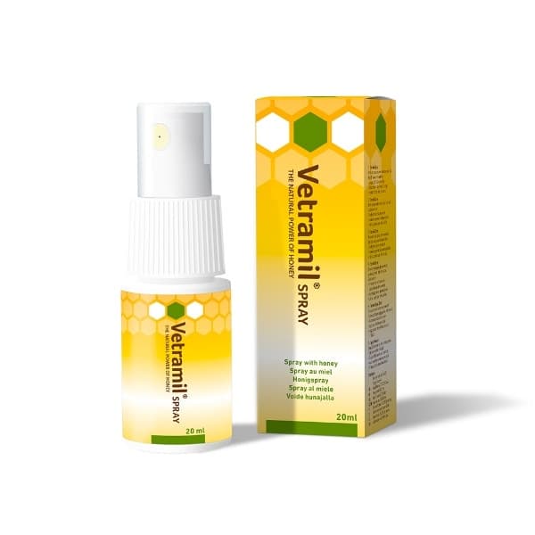 Vetramil Spray 20 ml – Spray con miel medicinal para animales