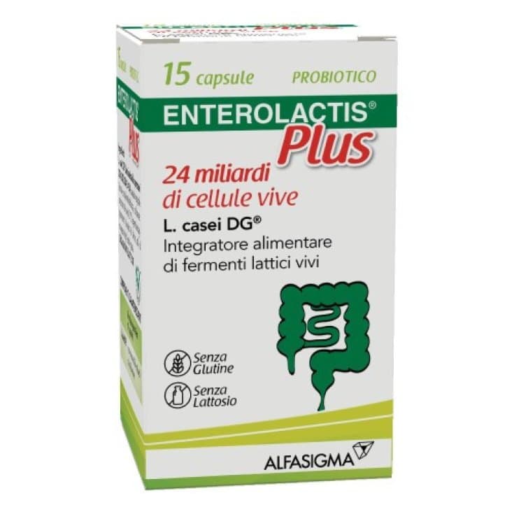 Probióticos Enterolactis Plus – 15 cápsulas