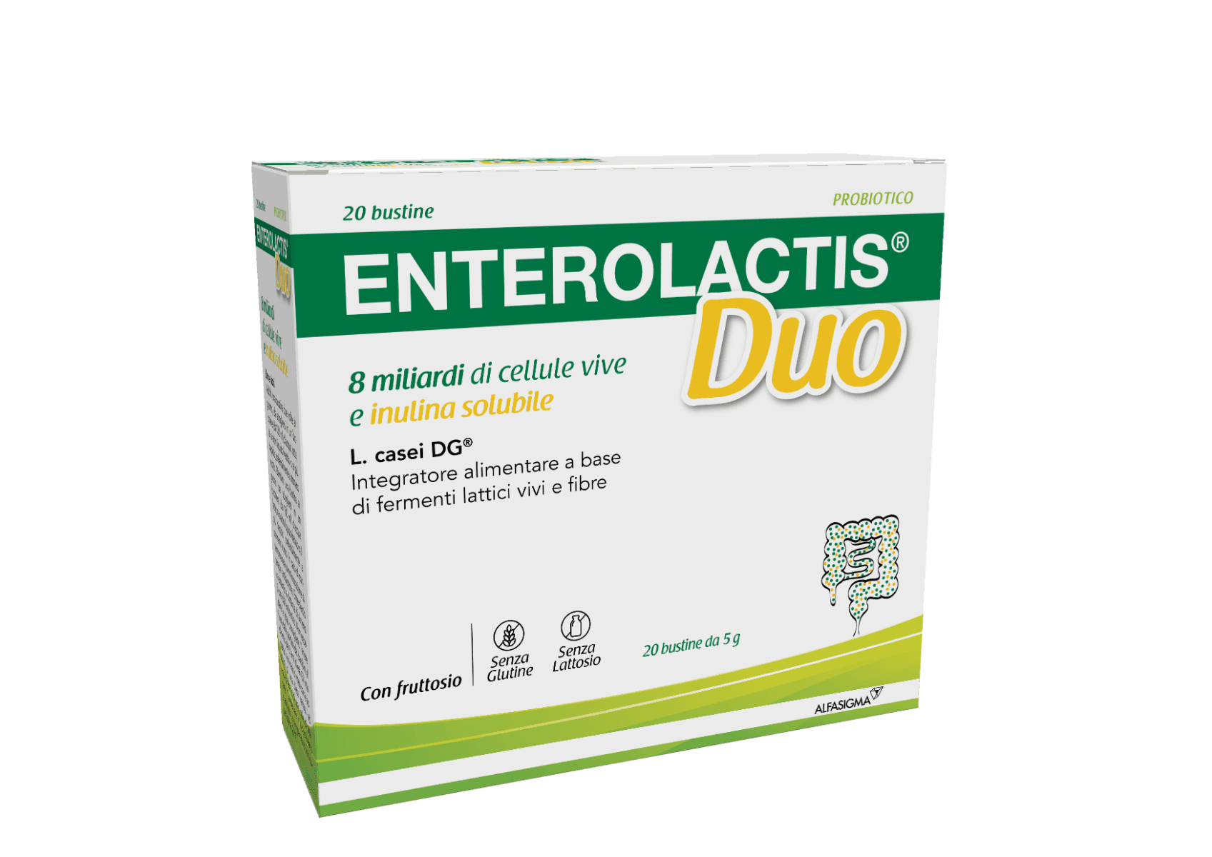 Probióticos con bacterias lácticas – 20 sobres | Enterolactis Duo