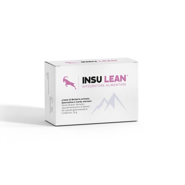 Cardo mariano 800 mg + Berberina | Insu Lean 40 cápsulas gastrorresistentes vainilla