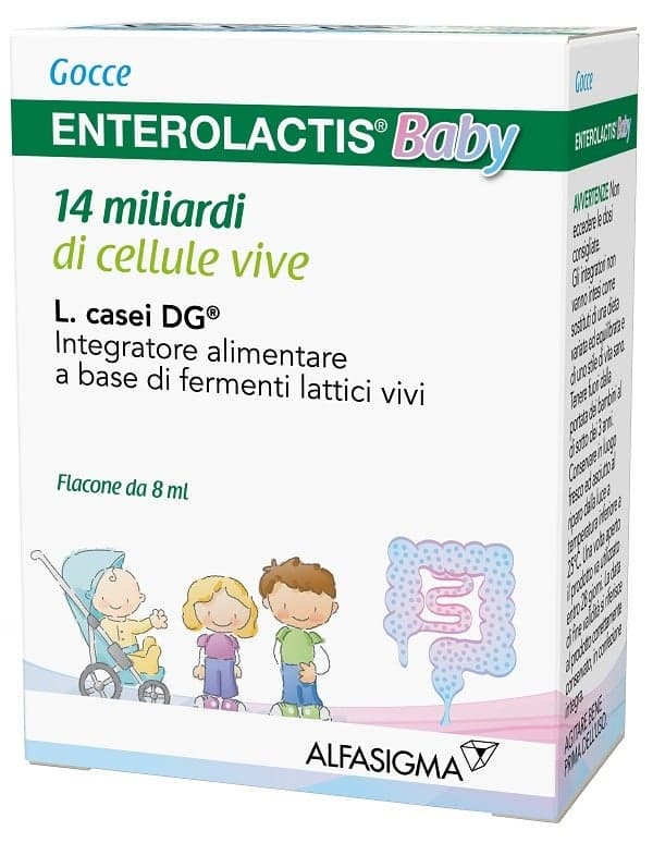 Probióticos con bacterias lácticas – 8 ml | Enterolactis Baby