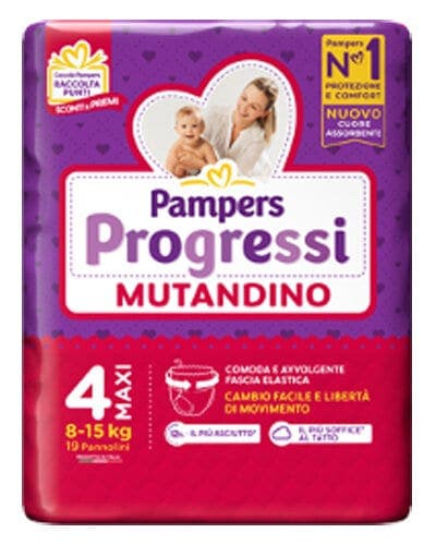 Pampers Progressi Pants Maxi – 19 pañales tipo braguita