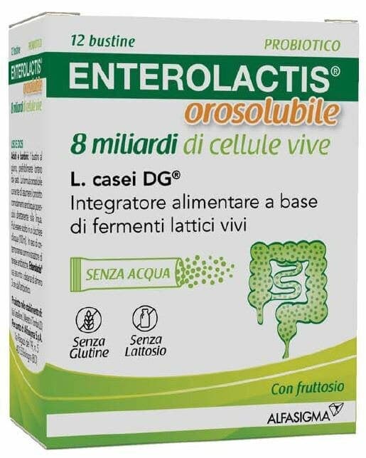 Probióticos con bacterias lácticas – 12 sobres | Enterolactis Orosolubile