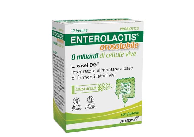 Probióticos con bacterias lácticas – 12 sobres | Enterolactis Orosolubile