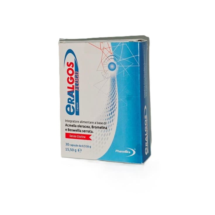 Bromelina 250 mg + Incienso (Boswellia) – 30 cápsulas | Eralgos Flogo