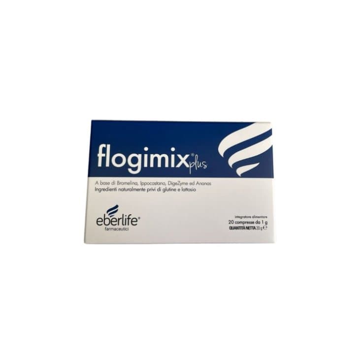 Bromelaína 500 mg + Castaño de Indias – 20 comprimidos | Flogimix Plus