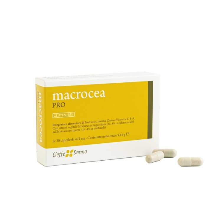 Macrocea Pro Inulina 125 mg + Multivitaminas – 20 cápsulas