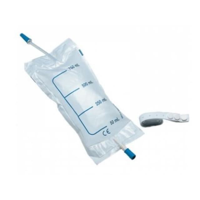 Bolsa de orina para pierna Gamba 750 ml – 10 unidades | Farmacare