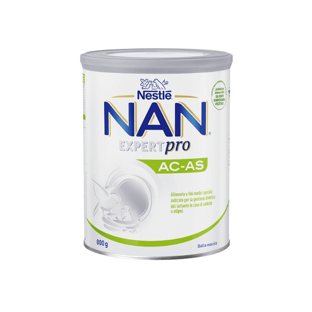 NAN AC-AS Alimento Especial en Polvo para Lactantes – Bote 800 g
