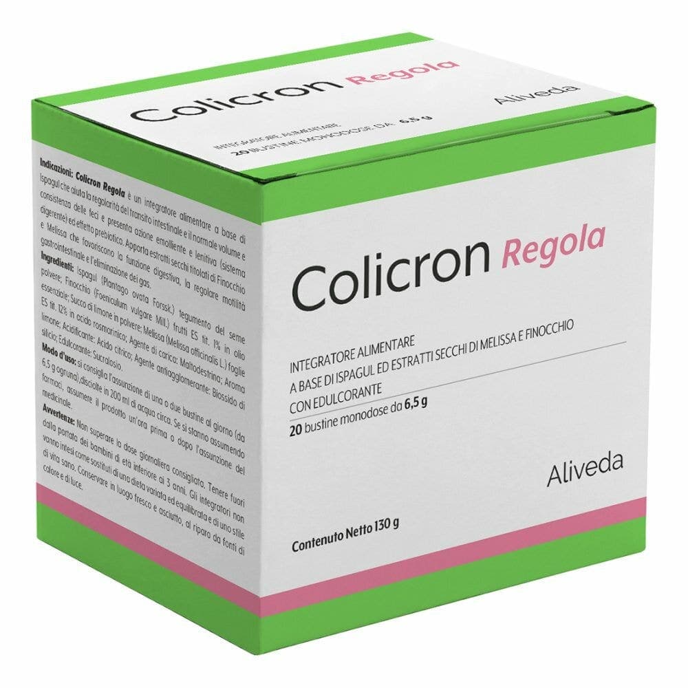 Hinojo 1 g + Melisa – 20 sobres | Colicron Regola