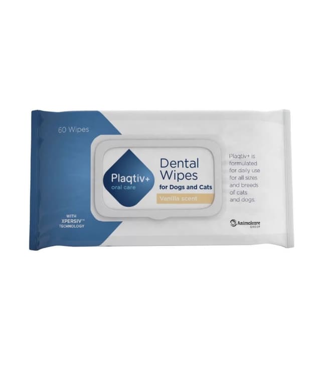Plaqtiv+ Oral Care Toallitas limpiadoras dentales – 64 toallitas
