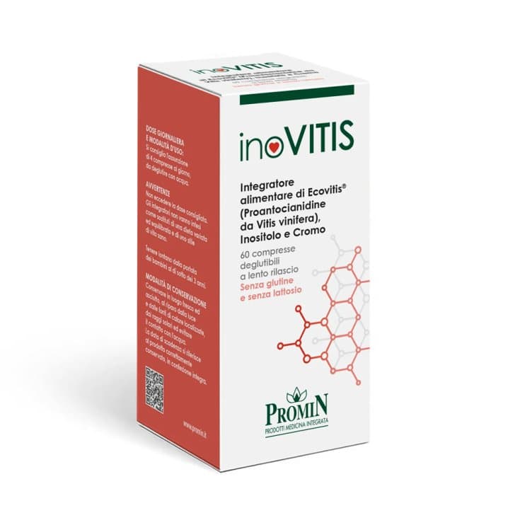 Inositol + Extracto de pepita de uva + Cromo – 60 comprimidos | Inovitis