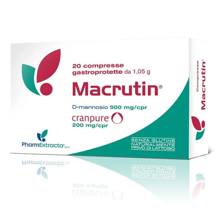 D-Manosa + Arándano rojo – 20 comprimidos Pharmextracta | Macrutin