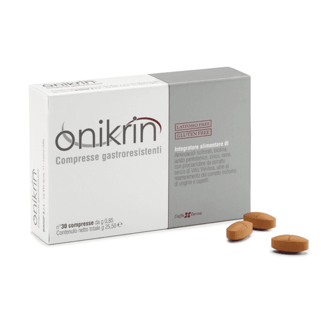L-Metionina + L-Cistina + Biotina – 90 comprimidos | Onikrin
