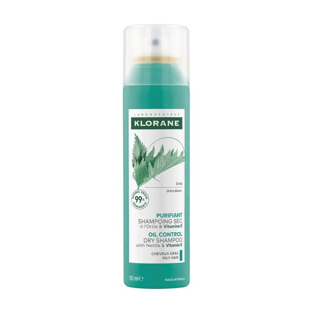 Klorane Champú en Seco con Ortiga – 150 ml para cabello graso