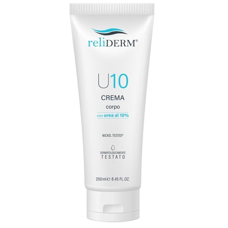 Reliderm U10 250 ml – Crema corporal con urea al 10 % para piel seca y áspera