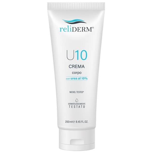 Reliderm U10 250 ml – Crema corporal con urea al 10 % para piel seca y áspera