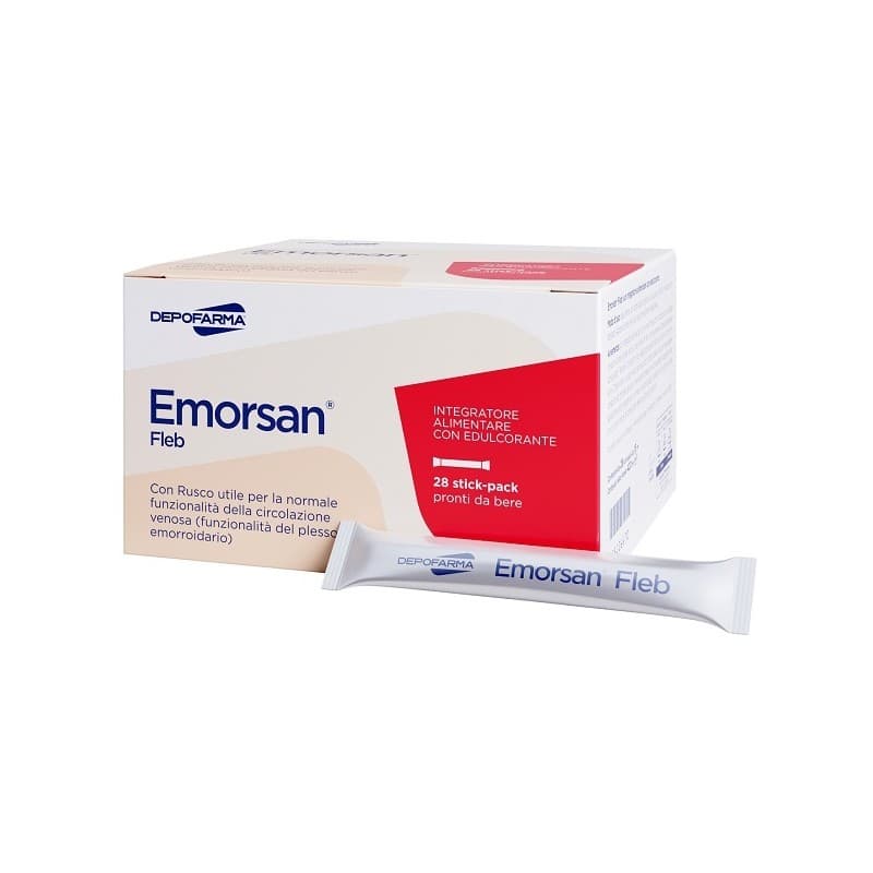 Hesperidina 833,33 mg + Diosmina – 28 sticks de 15 ml | Emorsan Fleb