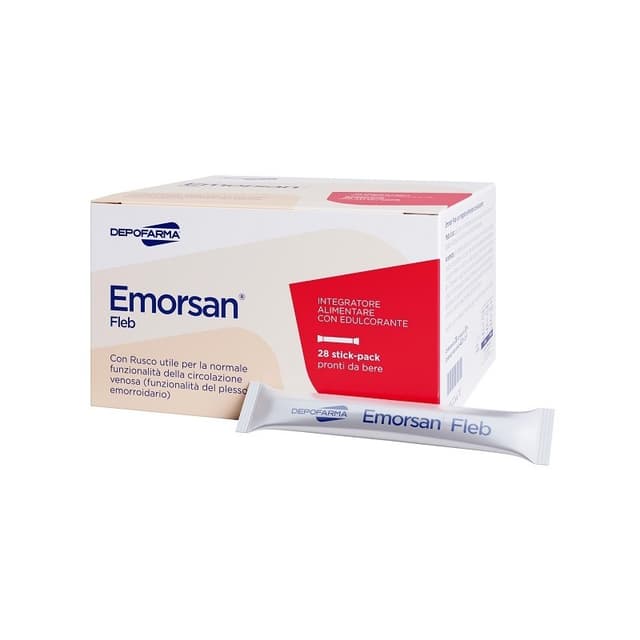 Hesperidina 833,33 mg + Diosmina – 28 sticks de 15 ml | Emorsan Fleb