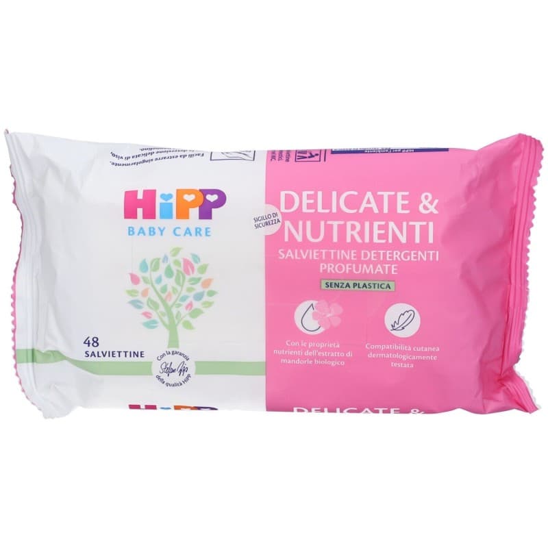 HiPP Babysanft Toallitas Limpiadoras Hidratantes – 48 unidades