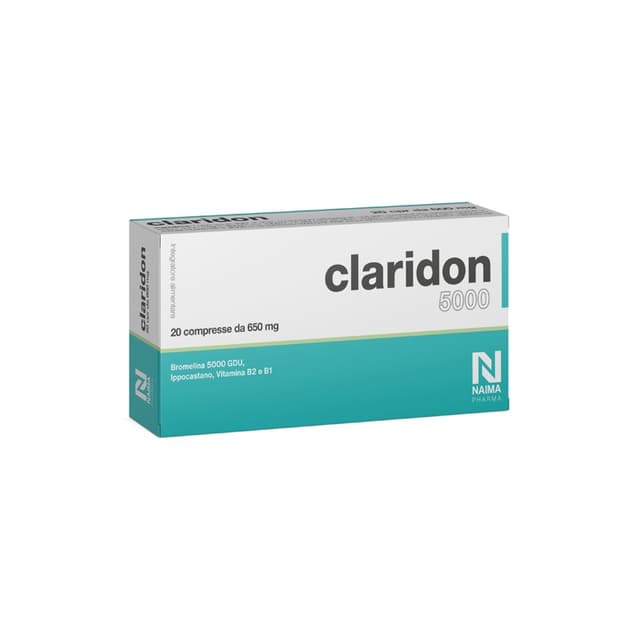 Bromelina 300 mg + Castaño de Indias – 20 comprimidos | Claridon 5000