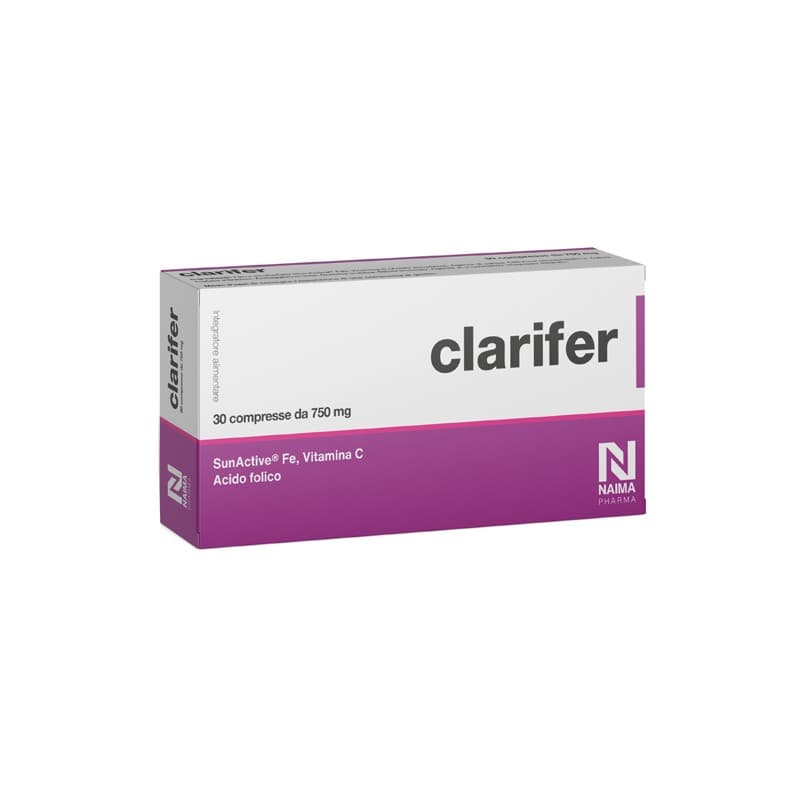 Hierro 30 mg + Vitamina C – 30 comprimidos | Clarifer