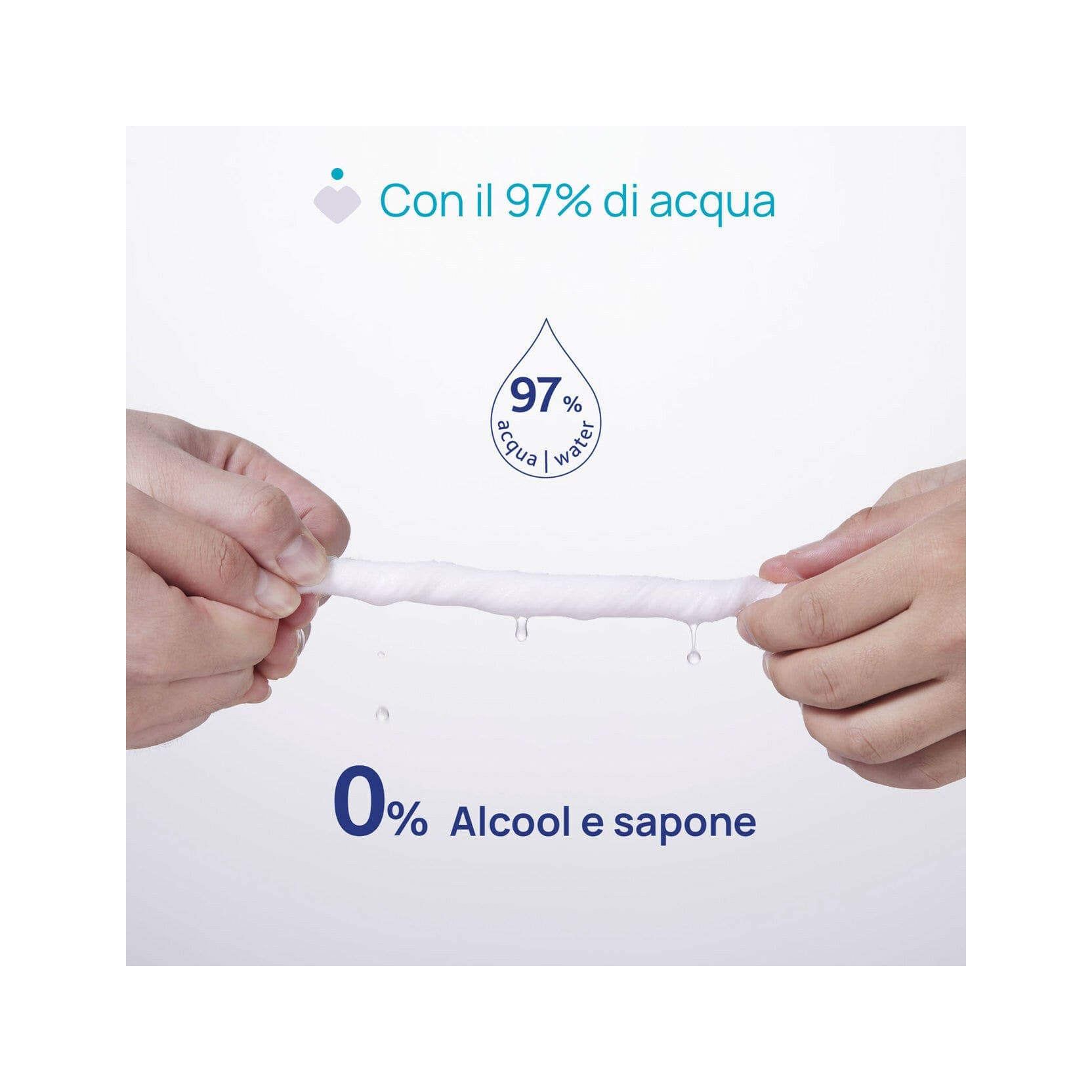 Chicco CH-Salv Tiras limpiadoras dentales – 72 unidades | Eliminación de placa