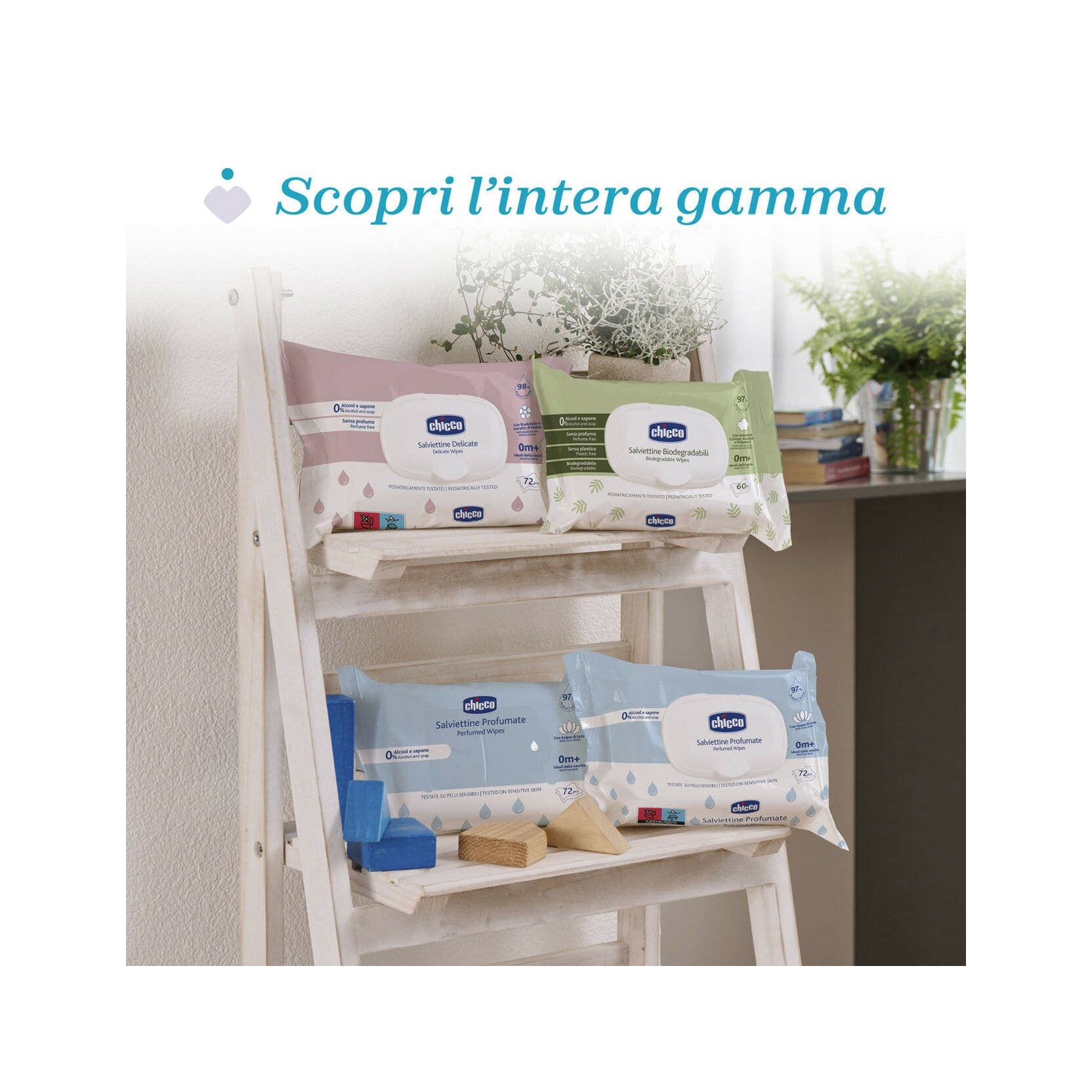 Chicco CH-Salv Tiras limpiadoras dentales – 72 unidades | Eliminación de placa