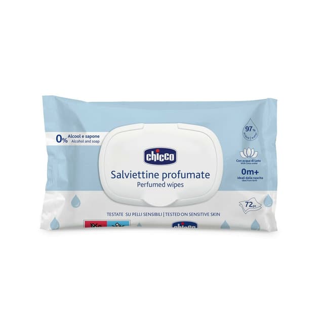 Chicco CH-Salv Tiras limpiadoras dentales – 72 unidades | Eliminación de placa