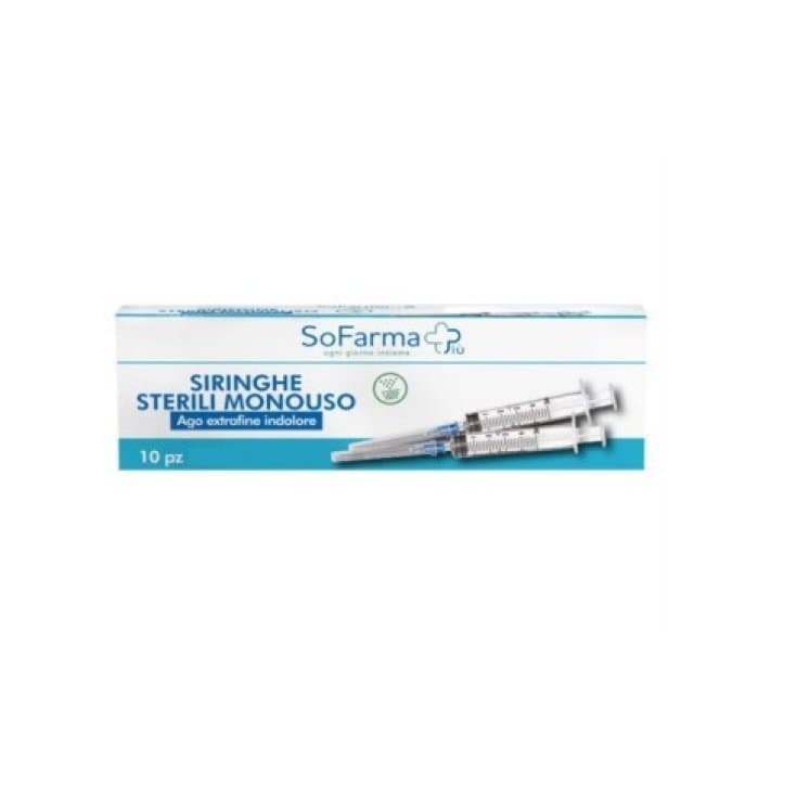 Jeringa estéril desechable 10 ml con aguja 21G – 10 unidades