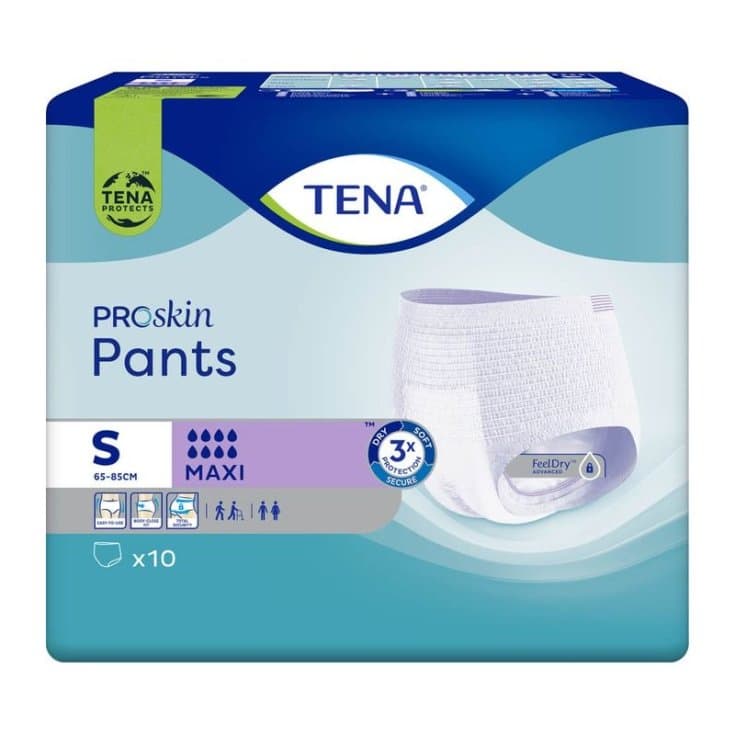 Tena Pants Maxi S – 10 unidades