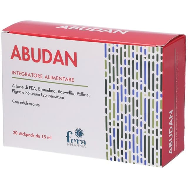 Palmitoiletanolamida (PEA) 200 mg + Bromelina – 20 sticks | Abudan