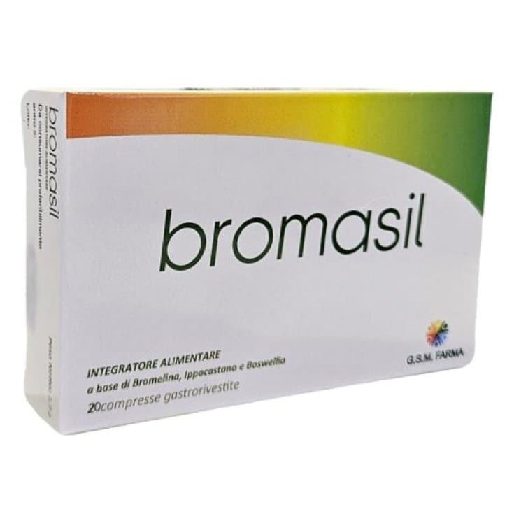 Bromelina 250 mg + Castaño de Indias – 20 comprimidos gastrorresistentes | Bromasil