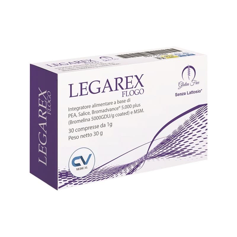 Palmitoiletanolamida (PEA) 600 mg + Bromelina – 30 comprimidos | Legarex Flogo