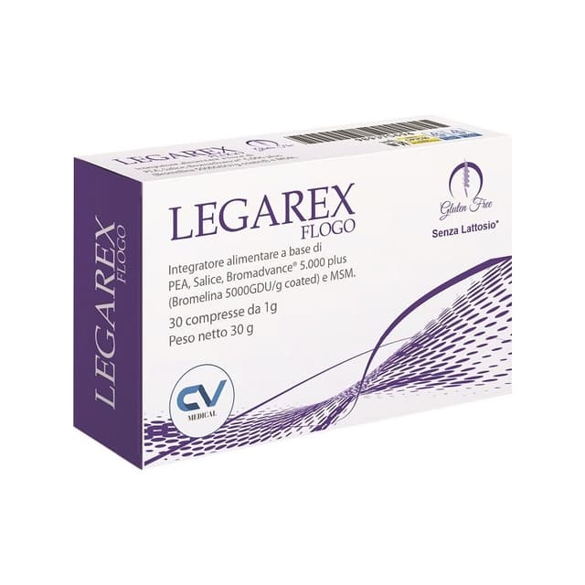 Palmitoiletanolamida (PEA) 600 mg + Bromelina – 30 comprimidos | Legarex Flogo